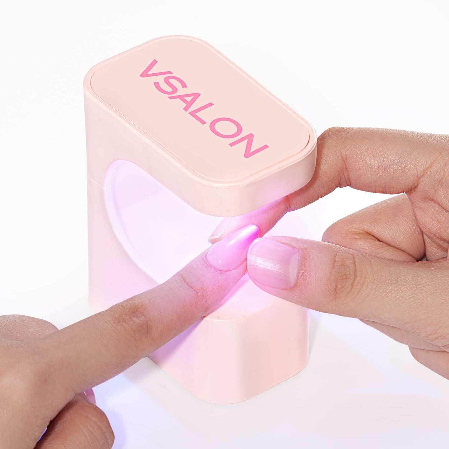 VSALON Mini UV Light for Gel Nails, Flash Curing Light UV Nail Lamp, Quick-Dry With 2 Timers LED Light For Gel Nails and Fast Extension, Portable USB Nail Curing Light DIY Manicure Art Gift For Women