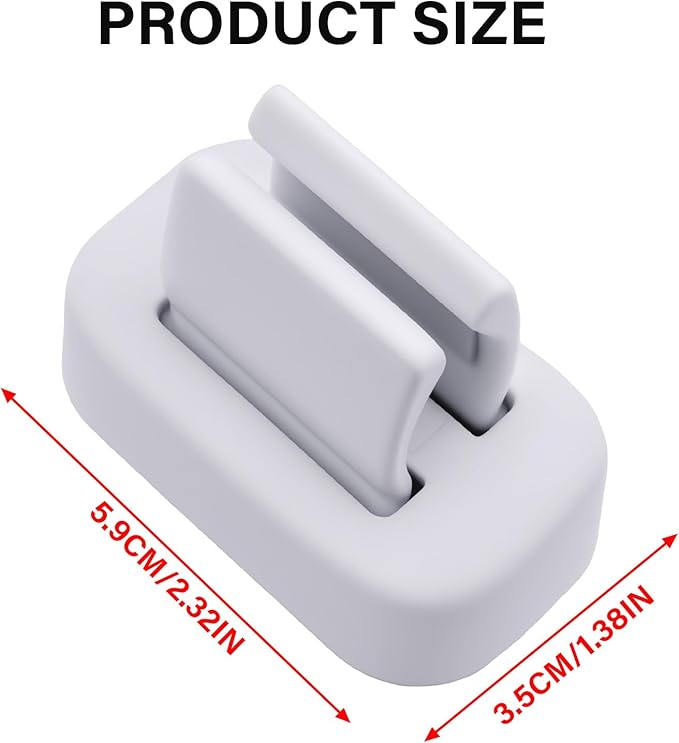 4 Pcs Toothbrush Holder Wall Mounted – Self Adhesive Multi-Function Organizer for Bathroom Wall, Dorm, Cabinet, Kitchen, and More, Detachable Dispenser (White) (4)