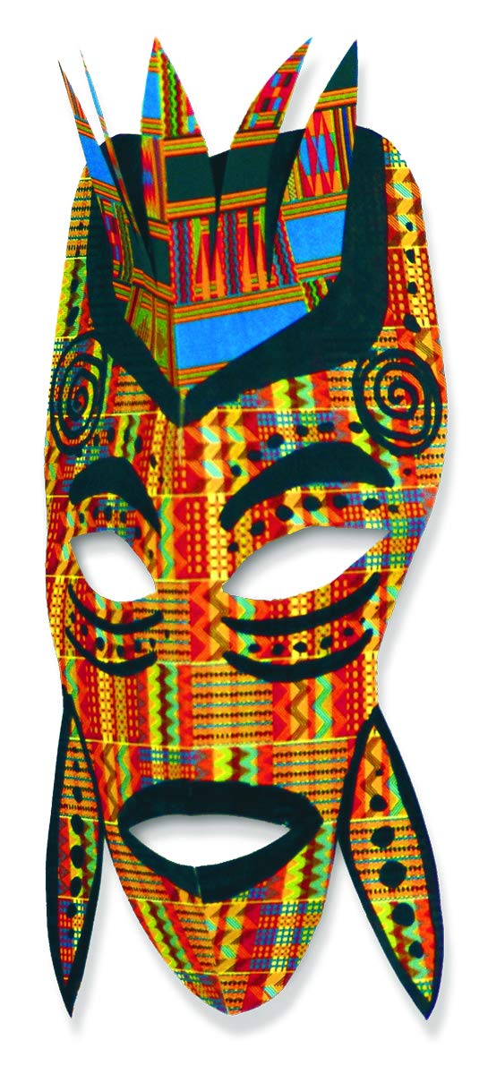 Roylco R15273 Assorted Design African Textile Paper, 8-1/2 x 11 Inches, Pack of 32
