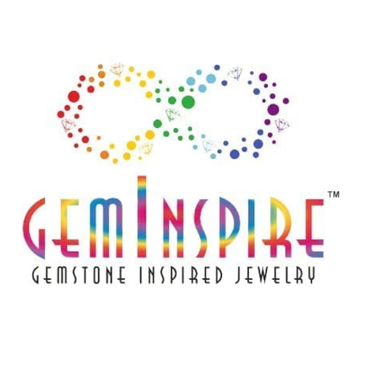 GemInspire Natural Full Beaded 7 Chakra Beads Bracelet, Handmade Jewelry, 925 Sterling Silver 8 Inch Adjustable Chain Perfect Gift For Her (7 Chakra)