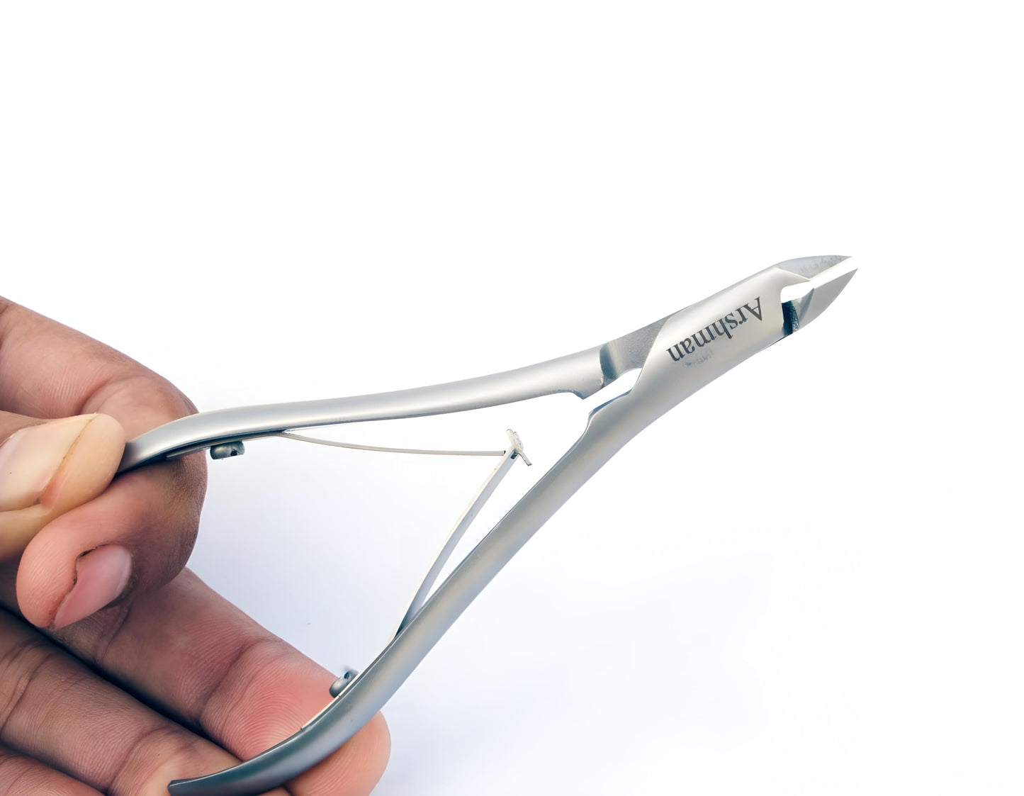 Cuticle Nippers Cuticle Clippers Trimmer Jaw Extremely Sharp Blades Stainless Steel Pusher Cutter Remover Pedicure Manicure Nail Nipper Tools with Double Spring