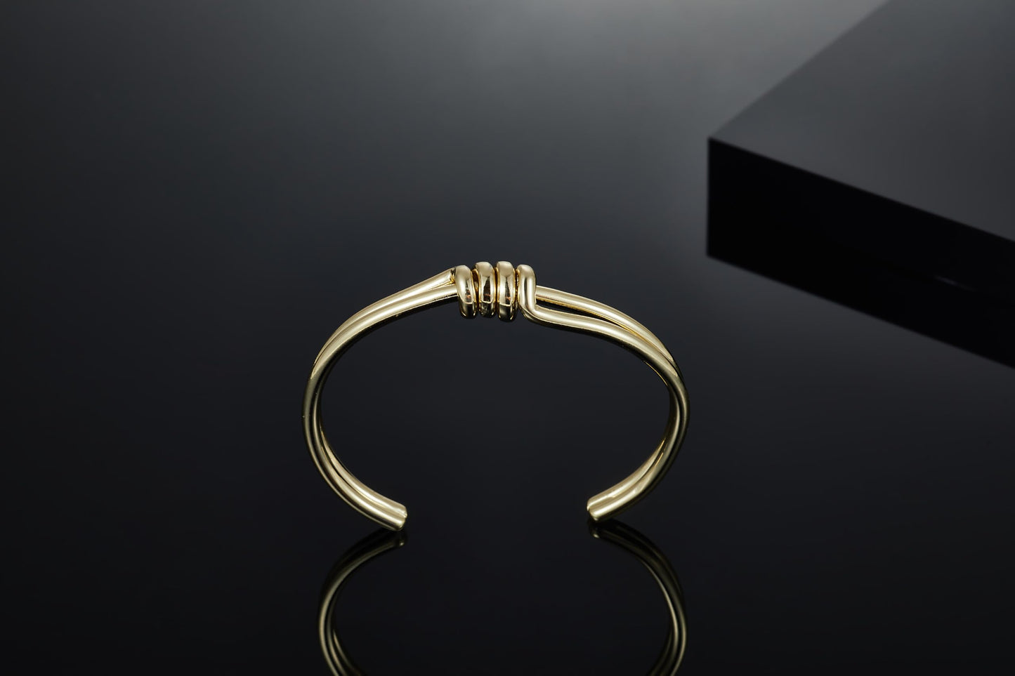 SHINYTE CATALINE 14K Plated Gold Adjustable Cuff Bracelet for Women,Dainty Stackable Gold Bangle Mothers Day Gift for Girlfriend,Wife,Lover,Mom