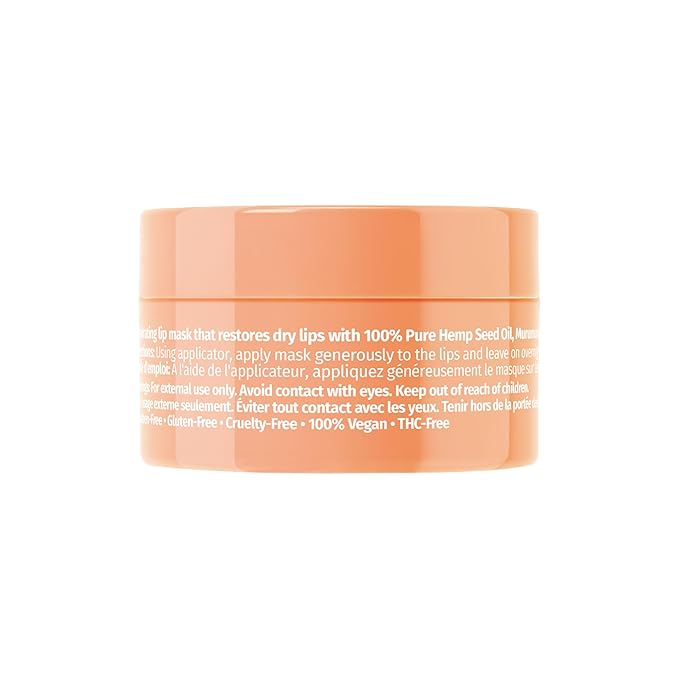 Hempz Hydrating Lip Sleeping Mask - Sweet Pineapple & Honey Melon (.70 Oz.) | Overnight Hydrating Lip Balm for Dry Lips, Lip Repair, Chapped Lip Treatment & Nourishment for Women