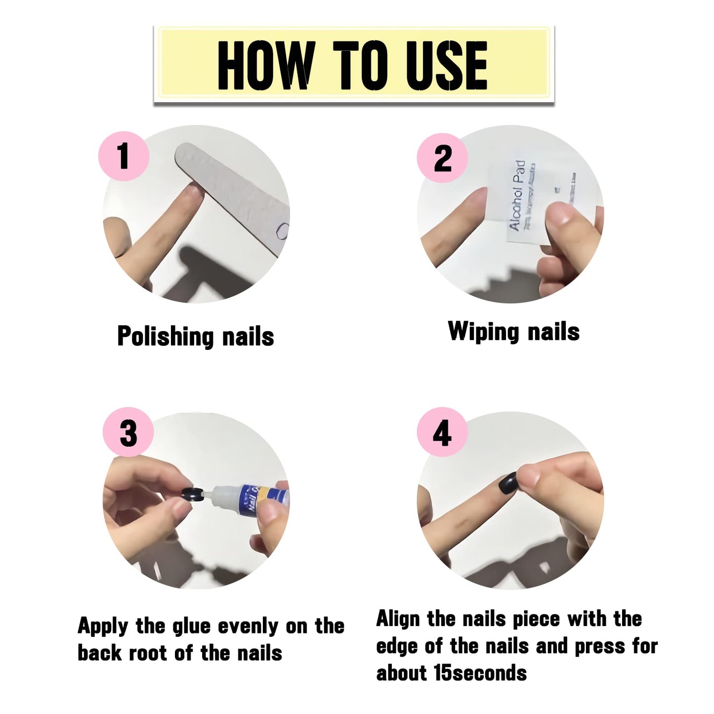 IMSOHOT Press on Nails Long Stiletto Fake Nails Purple Green Ombre Acrylic False Nails Matte Full Cover Glue on Nails