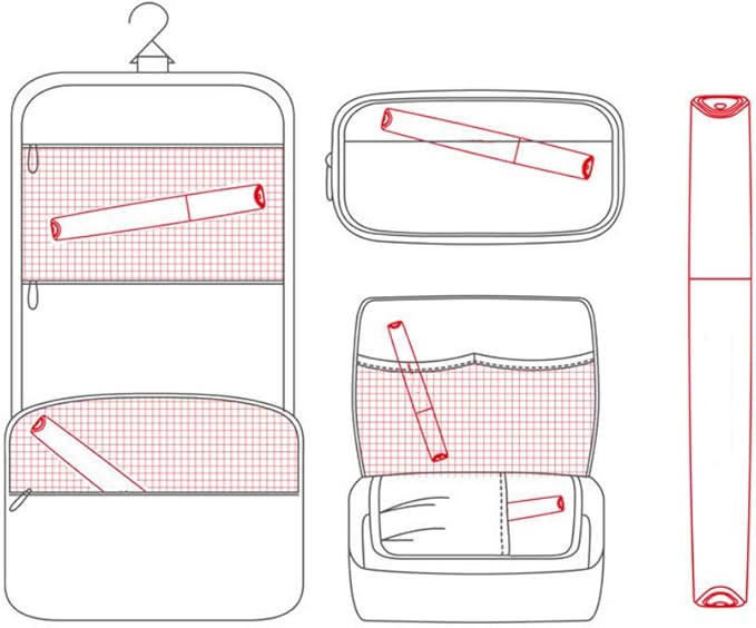 Plastic Travel Toothbrush Cover Portable Toothbrush Box, Breathable Design with Air Hole More Container Toothbrush Tube Container for Home Daily Travel Camping School Business Trip (Pink)