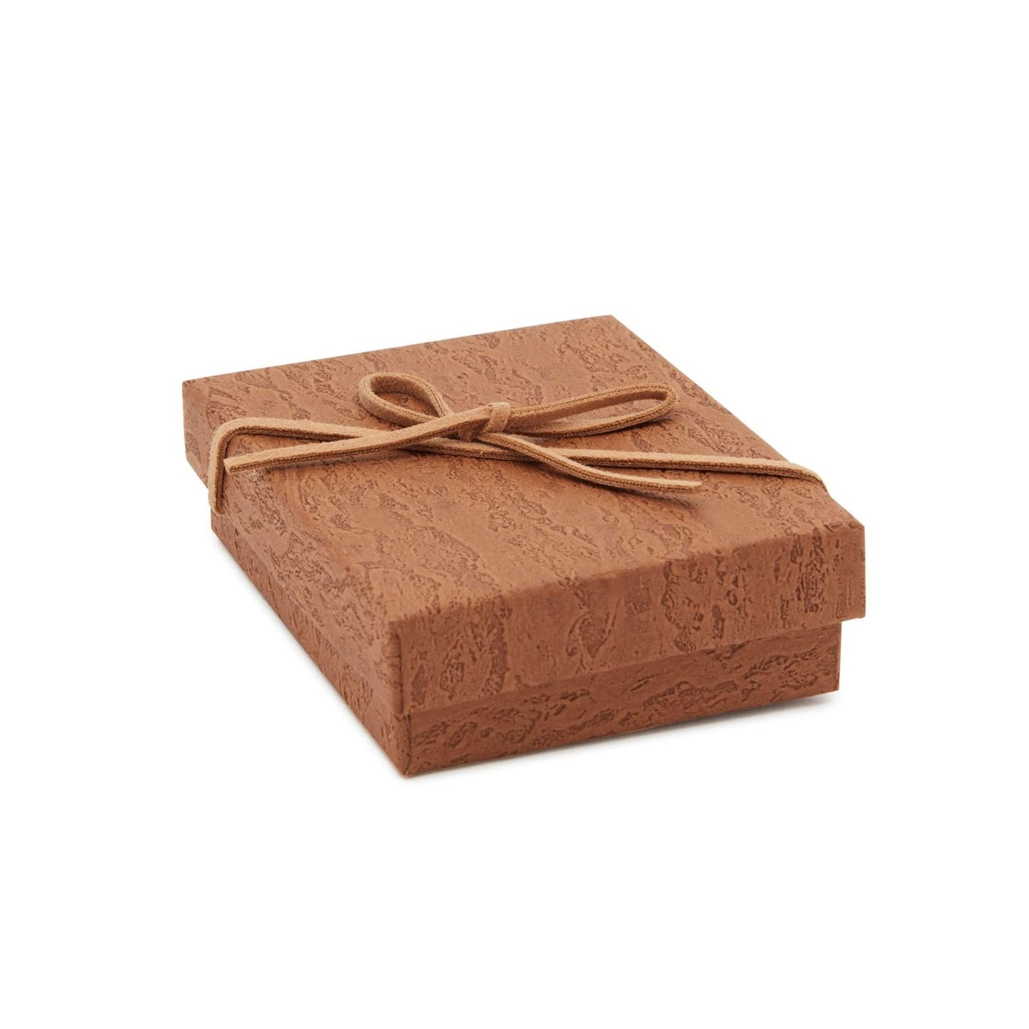 Juvale Jewelry Gift Boxes - 3.7 x 2.9 x 1.3 In, Kraft, Pack of 12 - Velvet Lined & Bow Lid Cardboard Necklace Box
