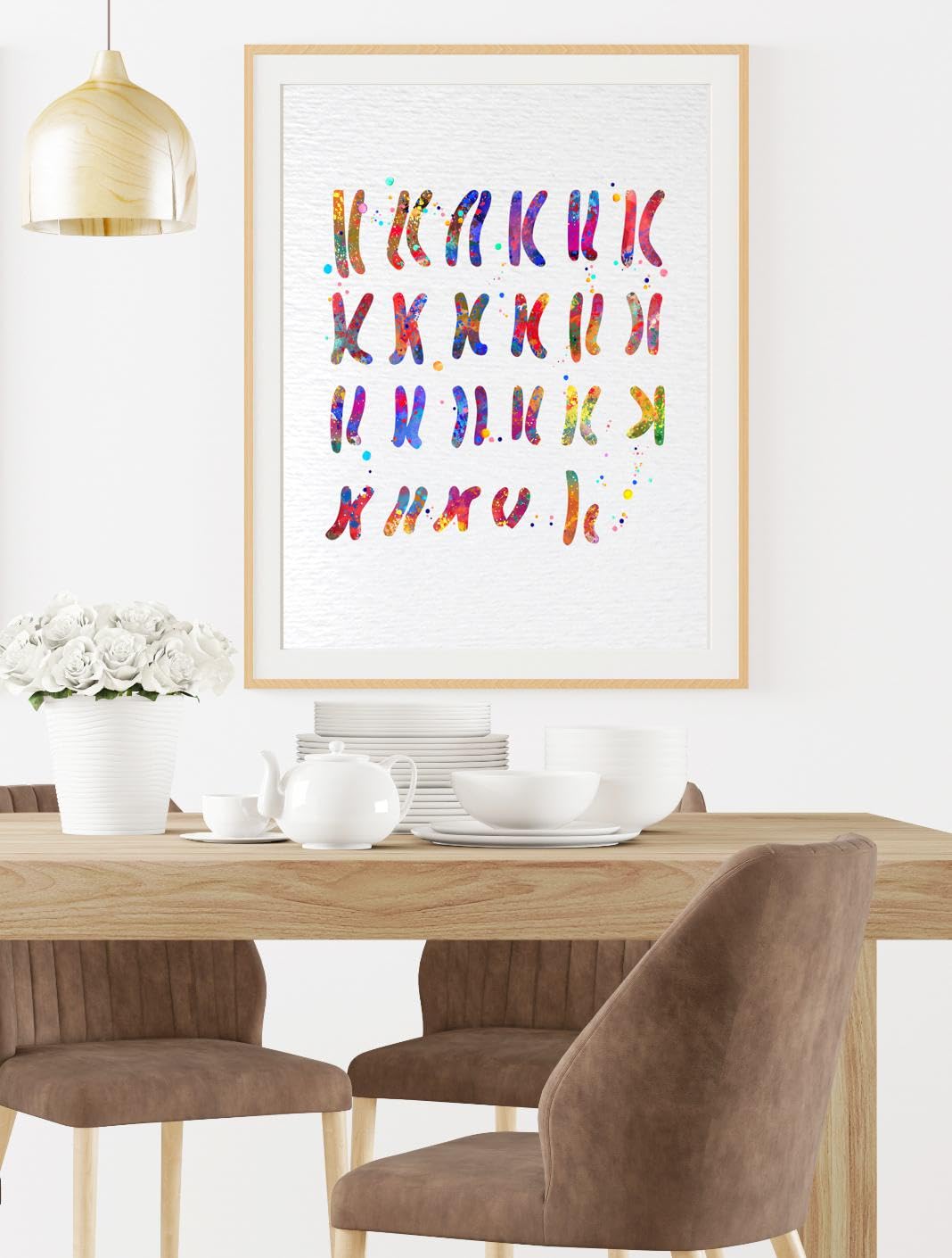 Dignovel Studios 8X10 Unframed Male Chromosome Illustration Diagram Watercolor Art Print Poster Medical Education Science Genetic Wall Hanging Decor DN914