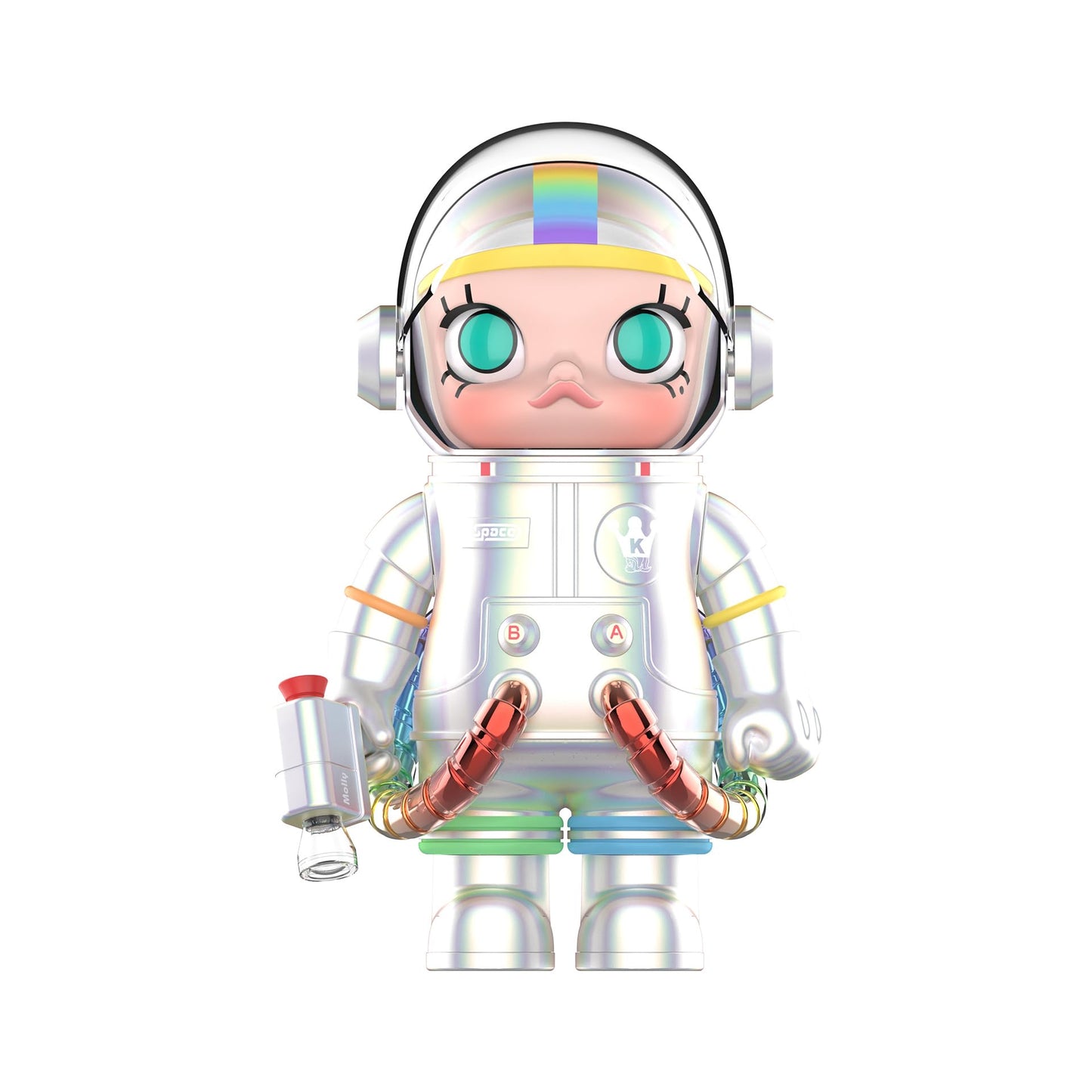 POP MART MEGA Space Molly 400% Rainbow 2.0 11.6in/29.5cm Figurine, Toys for Mordern Home Décor, Collectible Art Toy