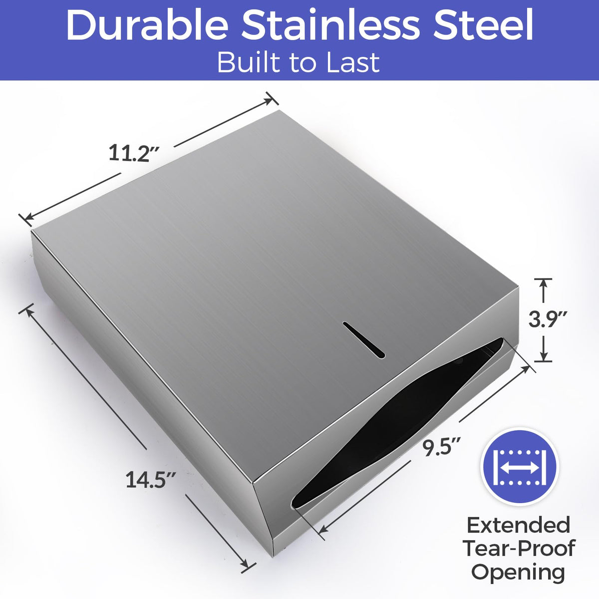 Paper Towel Dispenser Wall Mount (400 Count)
