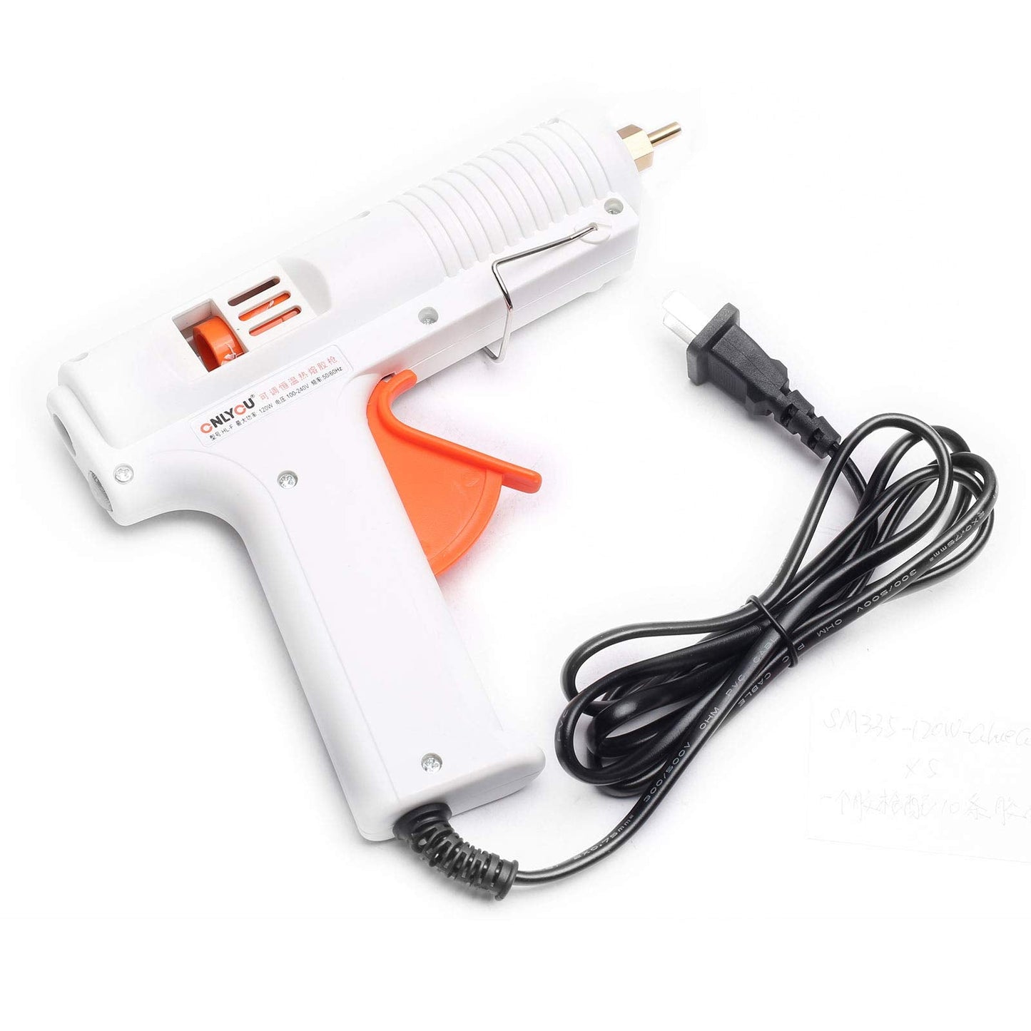 DEVMO 120W Hot Melt Glue Gun High Power Heating With 10pcs Sticks Temperature 100°C-220°C For DIY Repair Kit,Home Quick Repairs, Dent Repair, Artistic Creation