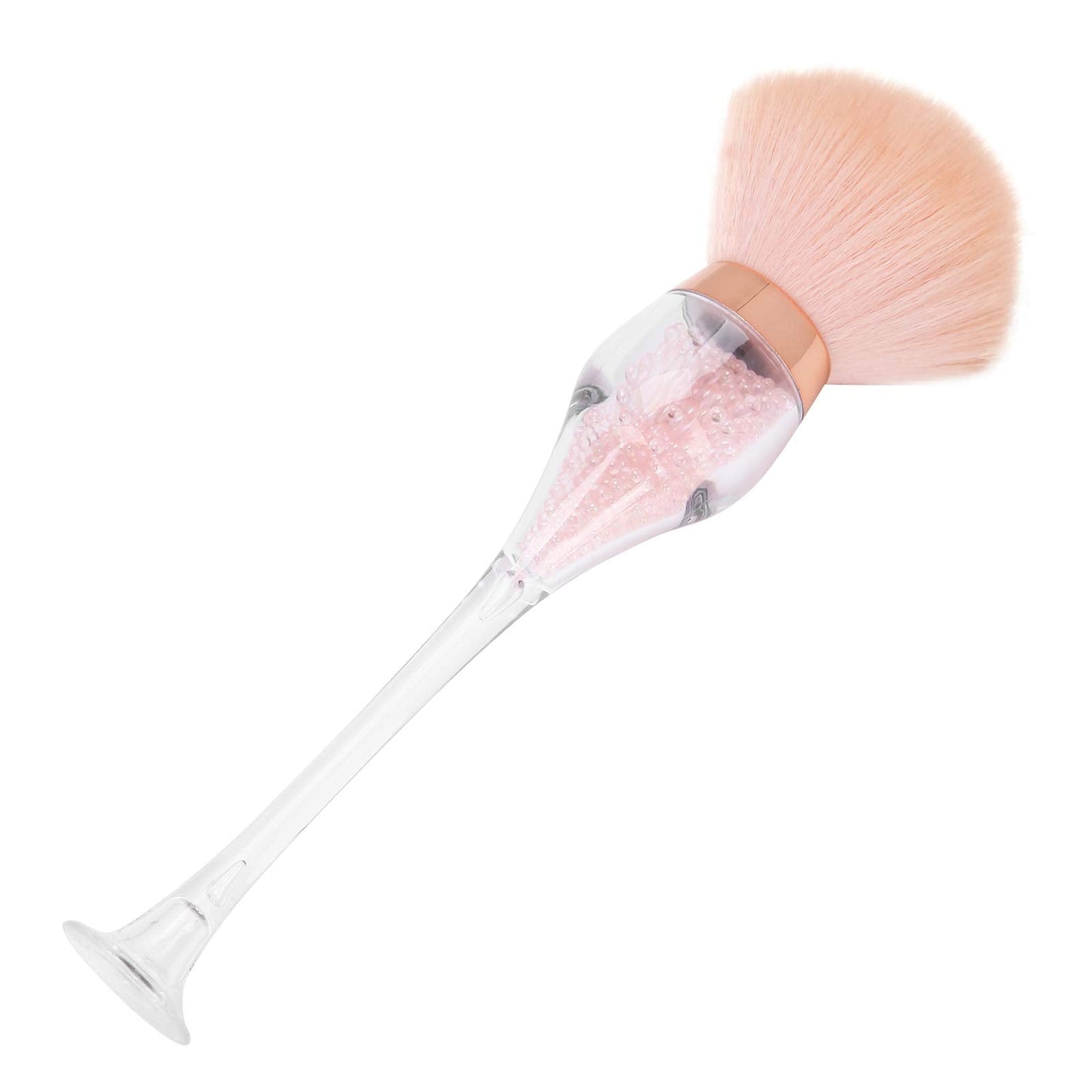 Professional Nail Art Dust Removal Brush, Nail Dust Removal Brush, Portable Blusher Loose Powder Brush Manicure Tool Powder Brush Makeup Brush