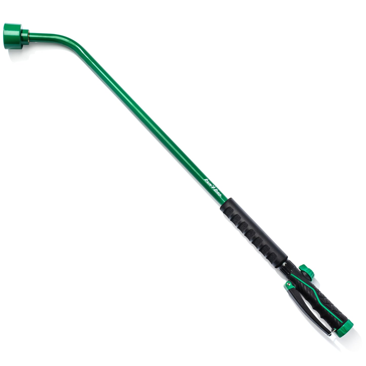 Rain Bird TRNZLWAND36 36" Watering Wand Garden Hose Nozzle, Front Trigger, Carbon Fiber Texture, Shower Spray Pattern