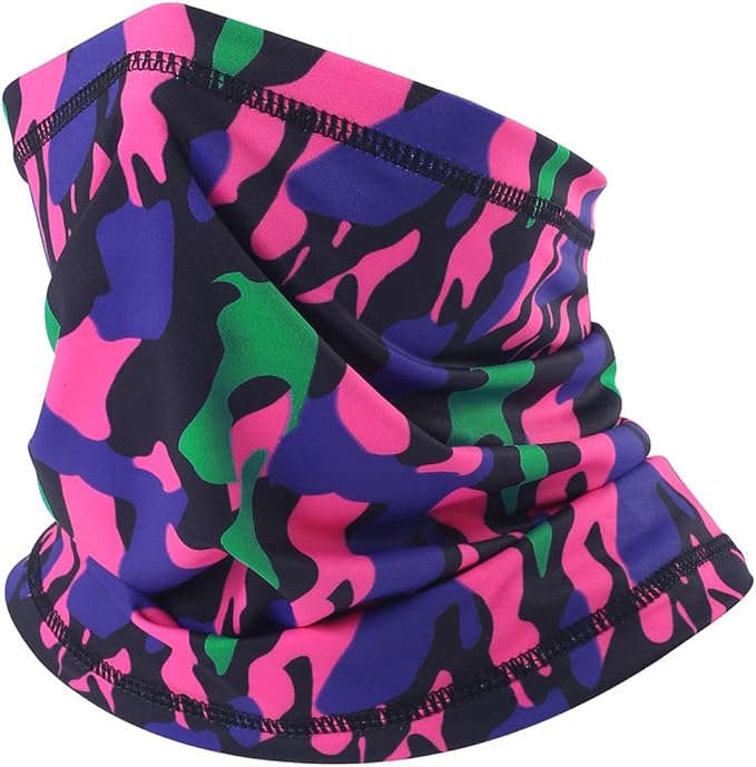 UV Protection Cooling Neck Gaiter Face Mask Scarf for Men - Windproof Neck Cover Bandana Neck Warmer Mask