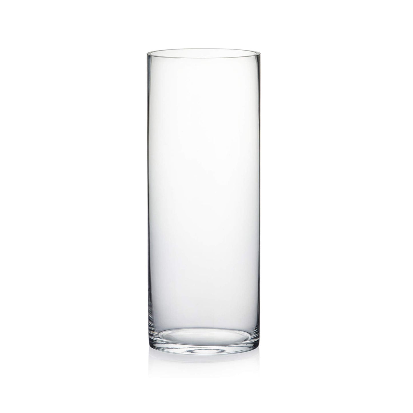 WGV Cylinder Vase, Width 6", Height 16", Clear Glass Container Terrarium Candle Holder for Wedding Centerpiece, Party Event, Home Office Decor, 1 Piece