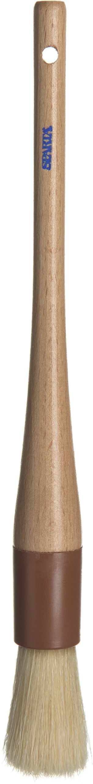 SPARTA Chef Series Basting Brush, Round Boar Bristle Pastry Brush for Cooking and Baking, 1" Wide, 1 Count