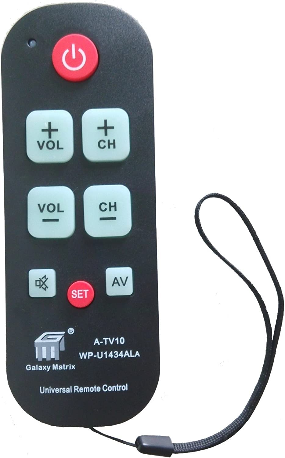 AMAZSHOP247 A-TV10 Large Button Universal Waterproof Remote Control Vizio LG Sharp