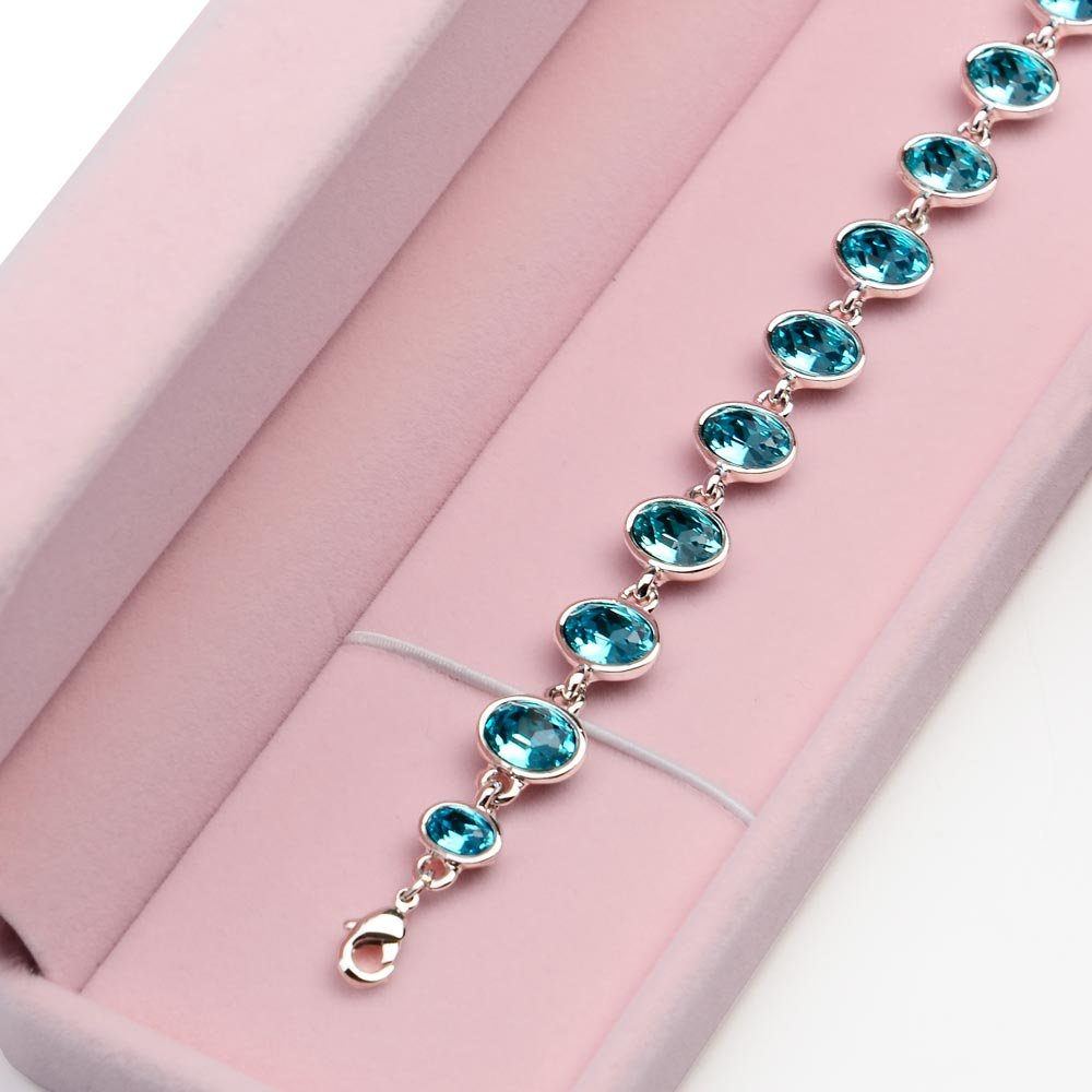 Oirlv Pink Velvet Bracelet Gift Box Long Chain/Necklace Storage Box Jewelry Storage
