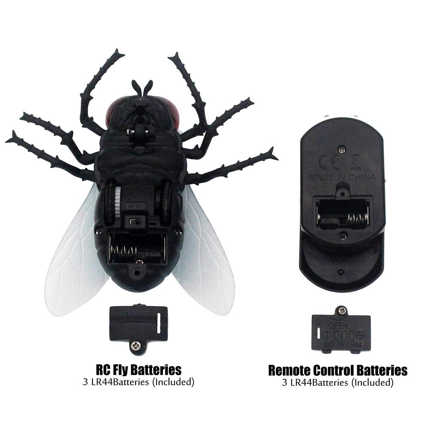 Tipmant RC Fly Remote Control Mosca Toy Realistic Electronic Animal Fake Insect Car Vehicle Kids Birthday Gifts