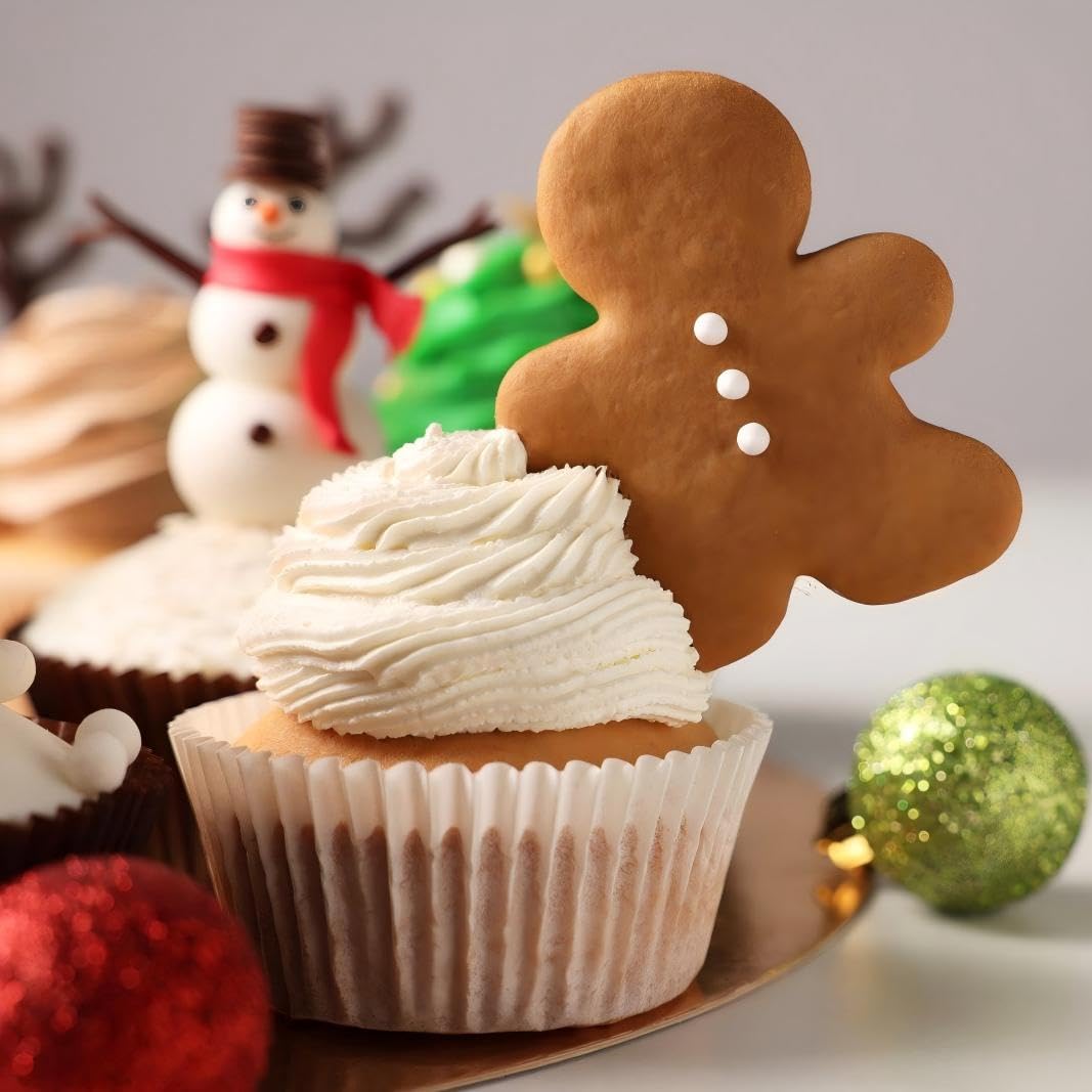 TAOUNOA Muffin Tin, 12-Well Nonstick Cupcake Pan Set of 2, Heavy Duty Steel Muffin Pan