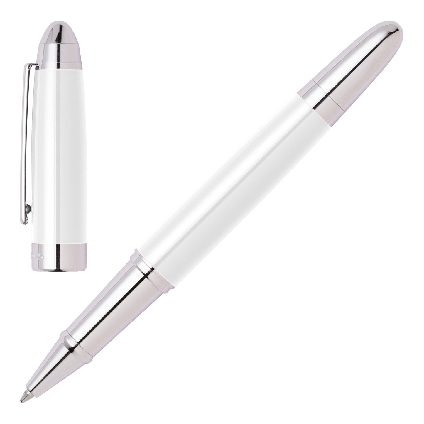 Hugo Boss Rollerball Pen Icon | Black Ink | Gift Box (White)