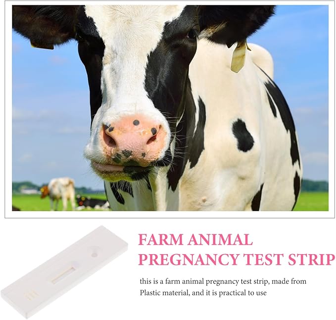 1Pc Horse Pregnancy Test Strip for Cow Pregnancy Tests PlasticLivestock Testing Paper Livestock Pregnancy Test Strip White