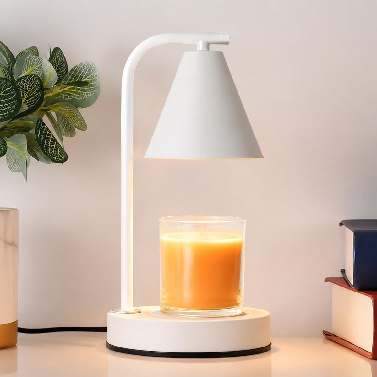 White Candle Warmer Lamp