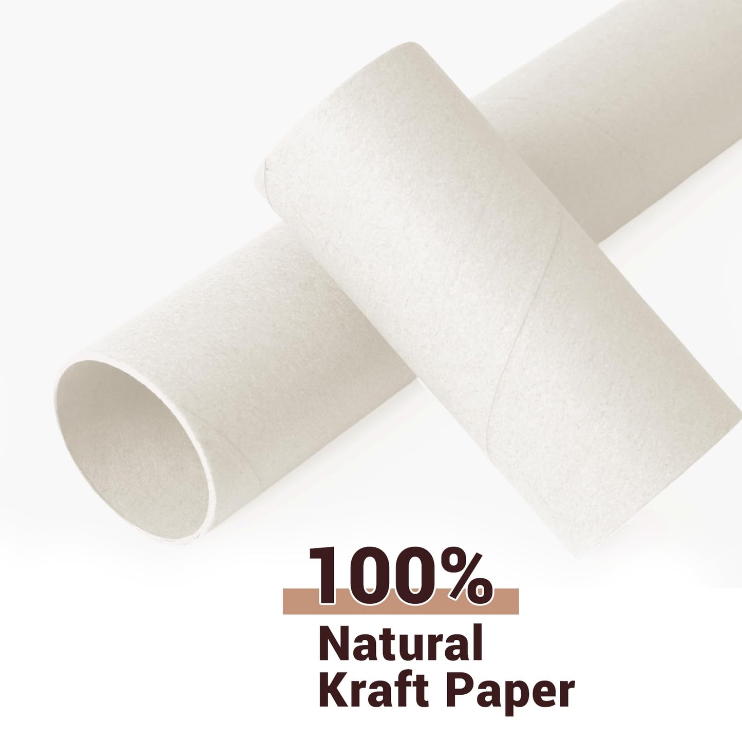 Czoynife 270Pack White Cardboard Tubes for Crafts, 1.38x3.98, Bulk Paper Rolls for Kids DIY, Classroom Art Supplies, Holiday Decor