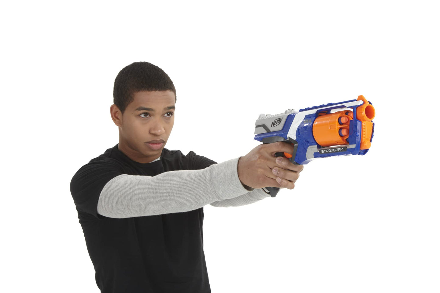 NERF N Strike Elite Strongarm Toy Blaster with Rotating Barrel (Amazon Exclusive)