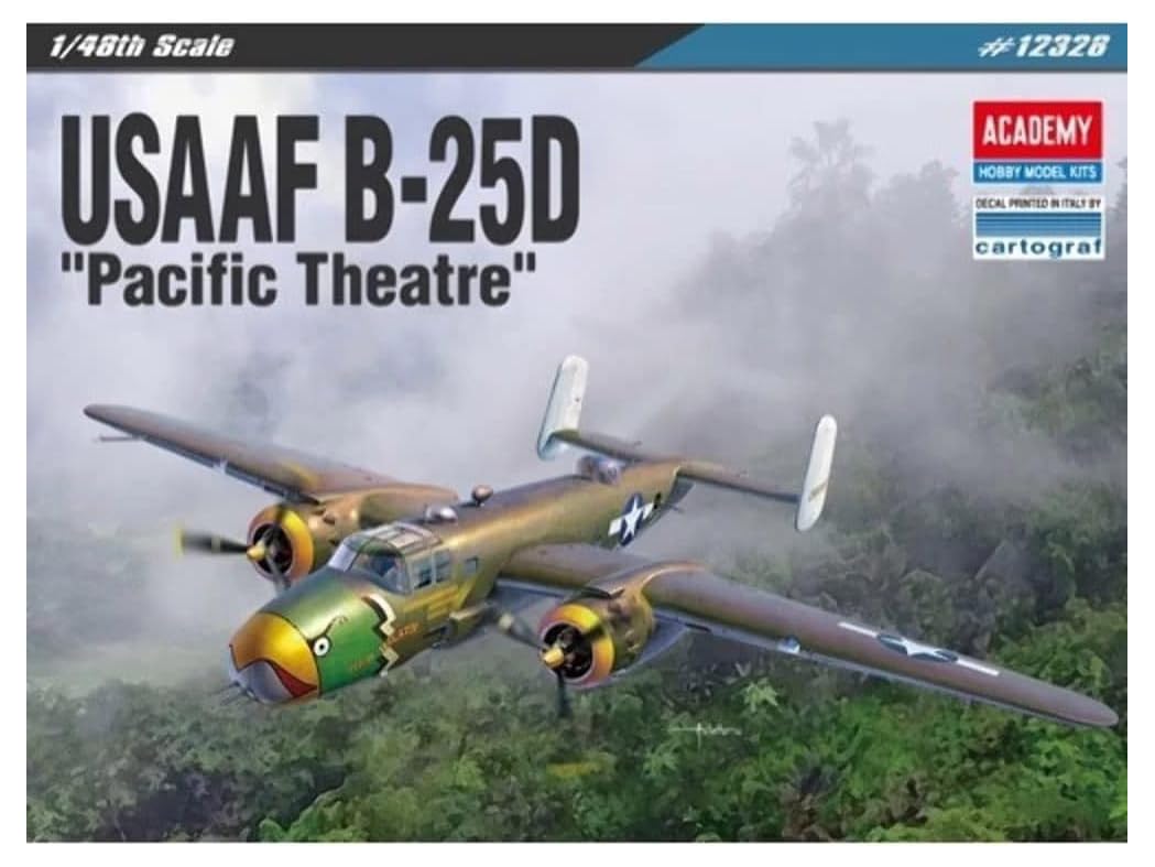 ACA12328 1:48 Academy B-25D Mitchell 'Pacific Theater' [Model Building KIT]