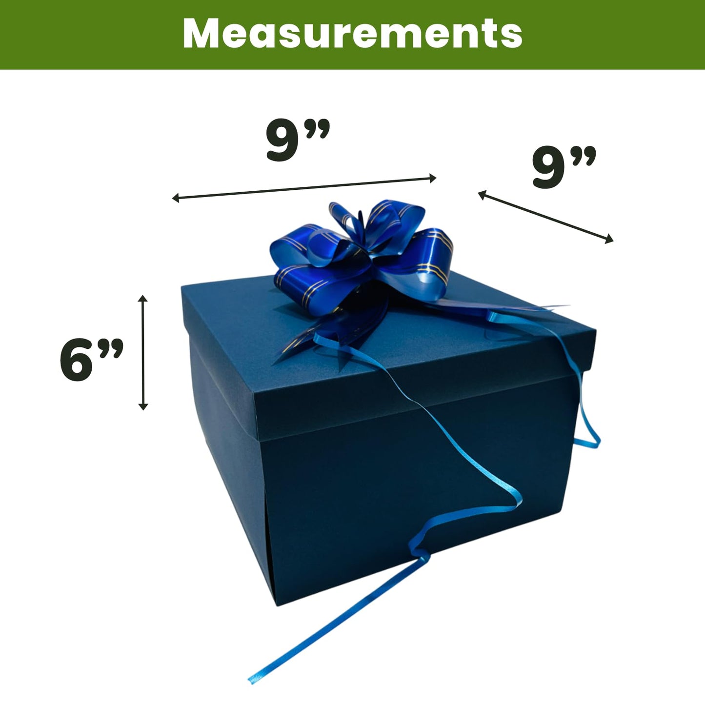LOOMROOT Gift Box for Holidays, 5 Layer Surprise Picture Box Opens Up, Multi Layer DIY Photos Gift for Birthdays (BLUE)