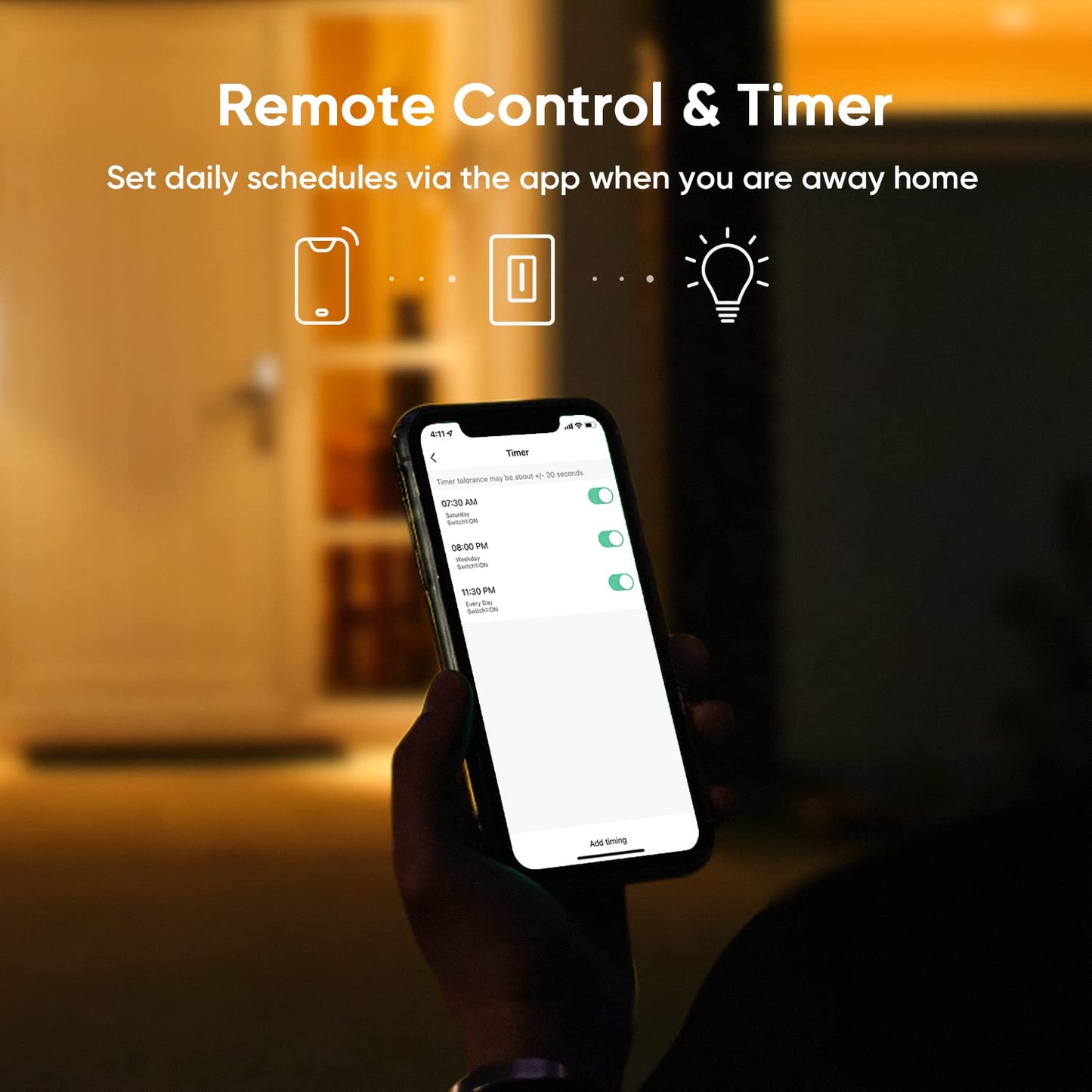 TREATLIFE 3 Way Smart Dimmer Switch 2 Pack, 2 Master 3 Way Dimmable Light Switches, 2.4GHz WiFi Smart Switch Compatible with Alexa and Google Home, Neutral Wire Needed, No Hub Required