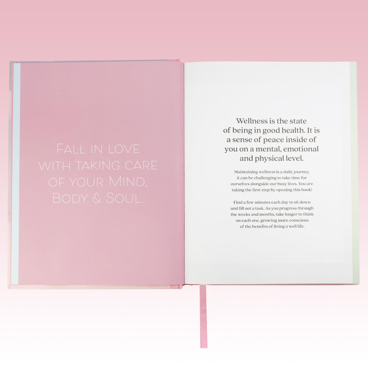 Navkejon 365 Day Wellness Journal, Daily Prompts Guided Notebook for Personal Growth Self Care Mindfulness Discovery Thoughtful Diary