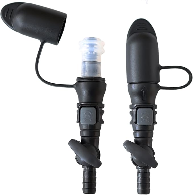 Hydration Bladder Bite Valve Replacement Mouthpiece Fit for Any Water Backpack and Most Brands, with Manual Switch Valve