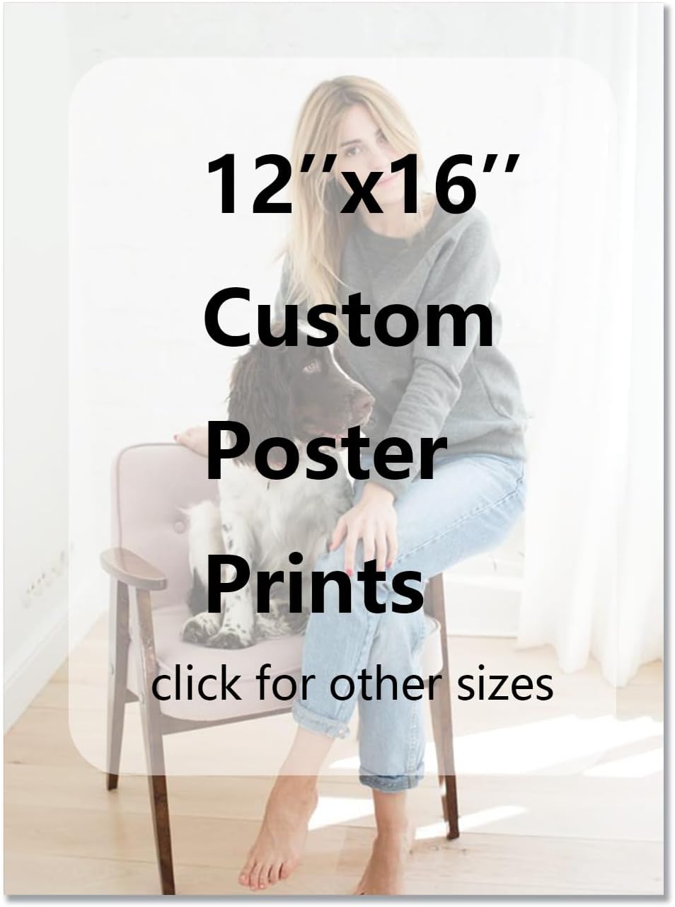 GZZFXXD Personalized Custom12''x16'' Canvas Prints with Your Photo/your Image Large Wallart Wall Decor for Bedroom Dining room Living room Children's room(Unframed)