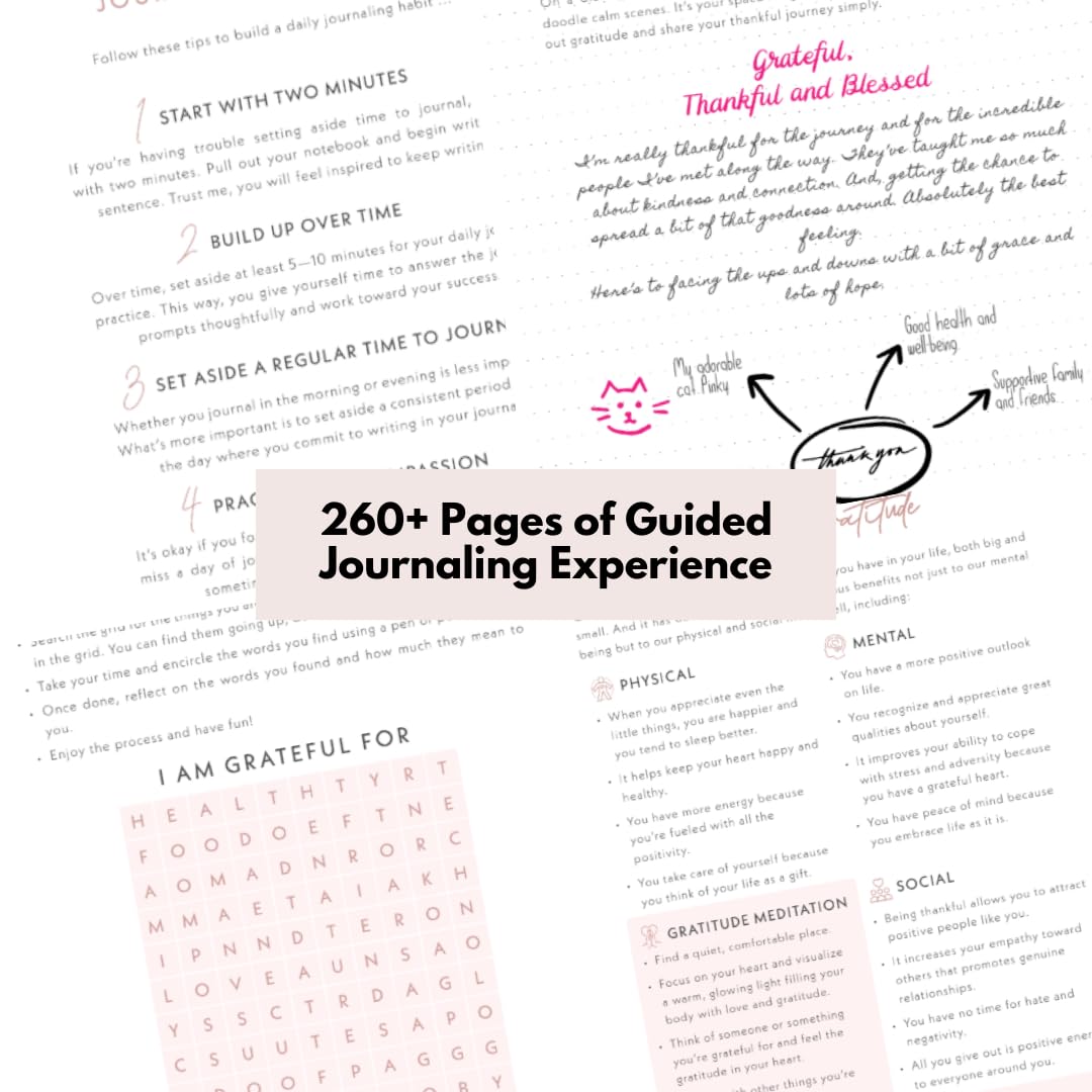 Shine Sparkle Slay Gratitude Journal for a Fresh Start | New Year Daily Reflection Practice, Undated 90-Day Journal with Unique Daily Affirmations, 250+ pages, Undated Planner Gifts A5