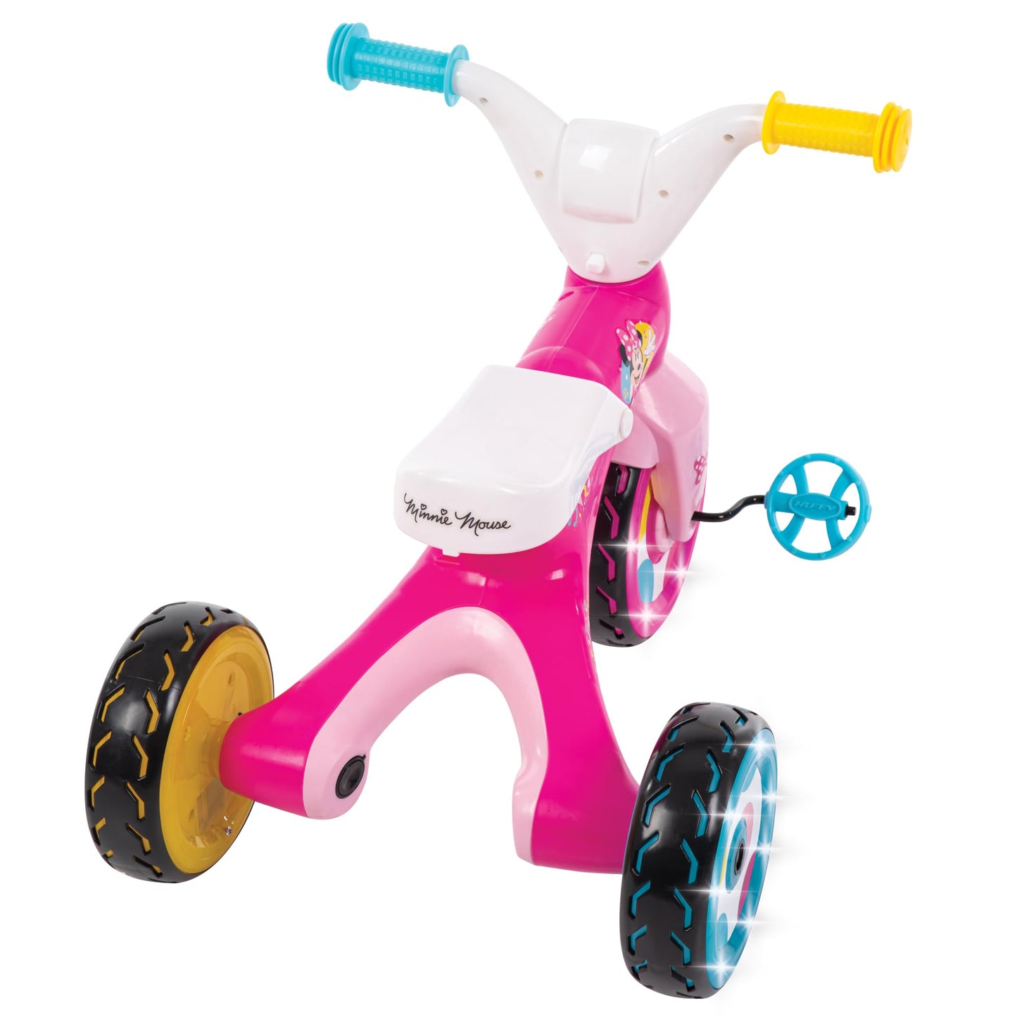 Huffy Disney Minnie Mouse Light Up Kids' Trike, Ideal for Ages 3+, Minnie Mouse Graphics, Colorful and Playful Design, Simple Coaster Brake, Sturdy and Durable, Safe for Toddlers, Girl's