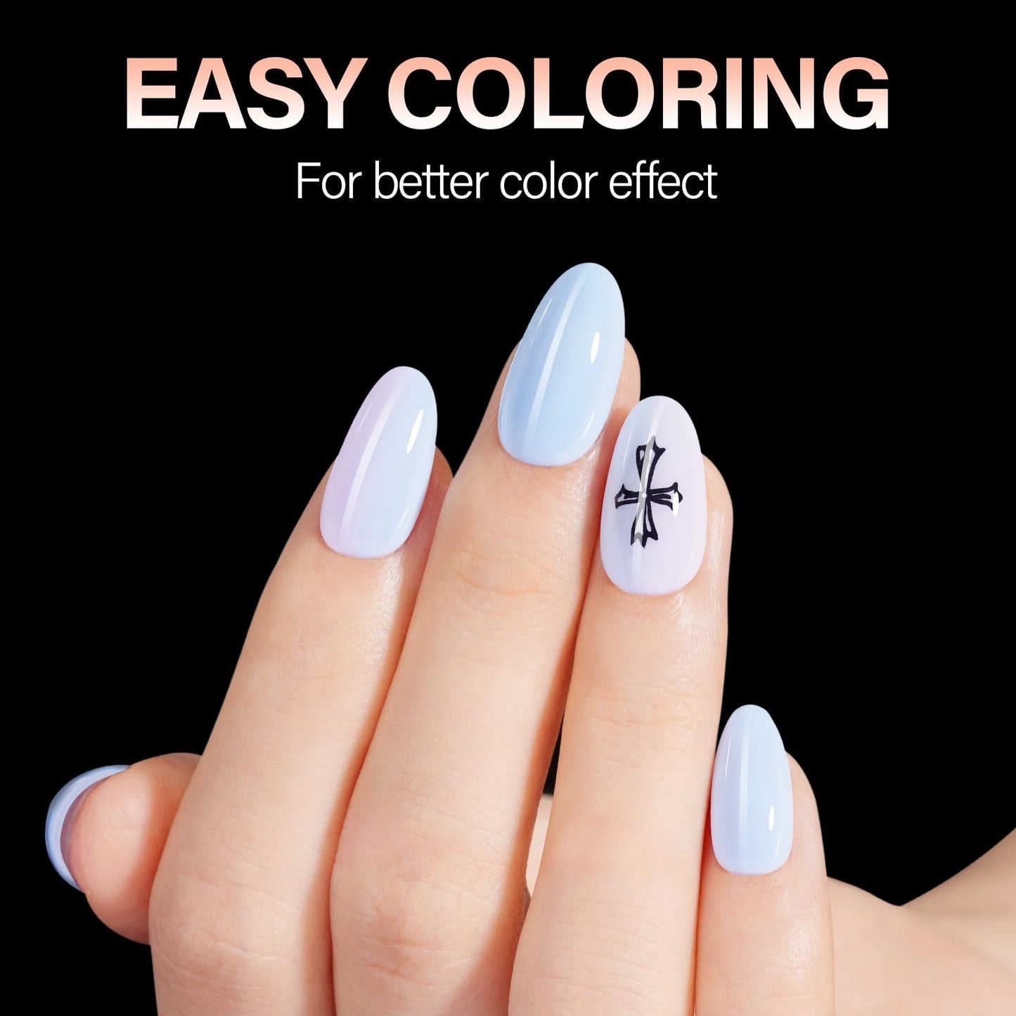 AILLSA Short Oval Round Nails 504PCS Clear Gel Nails Tips Press on False Soft Nails Tip Full Cover Fake Gelly Nails Tips for Nail Extension DIY Home Salon Gift, 10 Sizes Preshaped Nail Tips