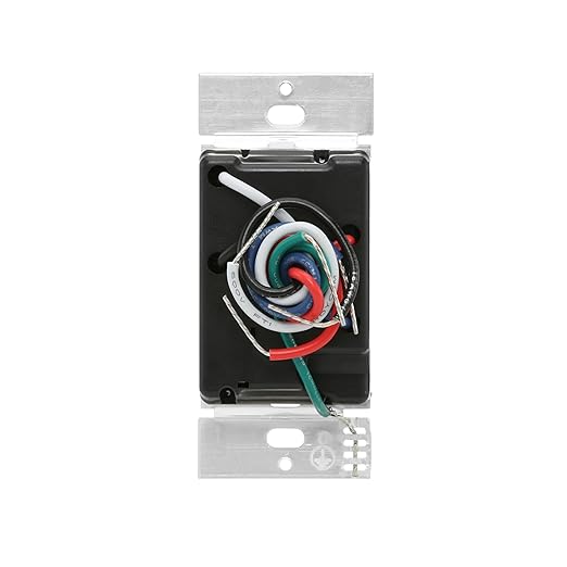 Lutron Claro Smart Light Switch for Caseta Lighting, for LED Lights, Fans, 5 Amp, Single-Pole/3-Way, Neutral Required, DVRF-5NS-BR, Brown