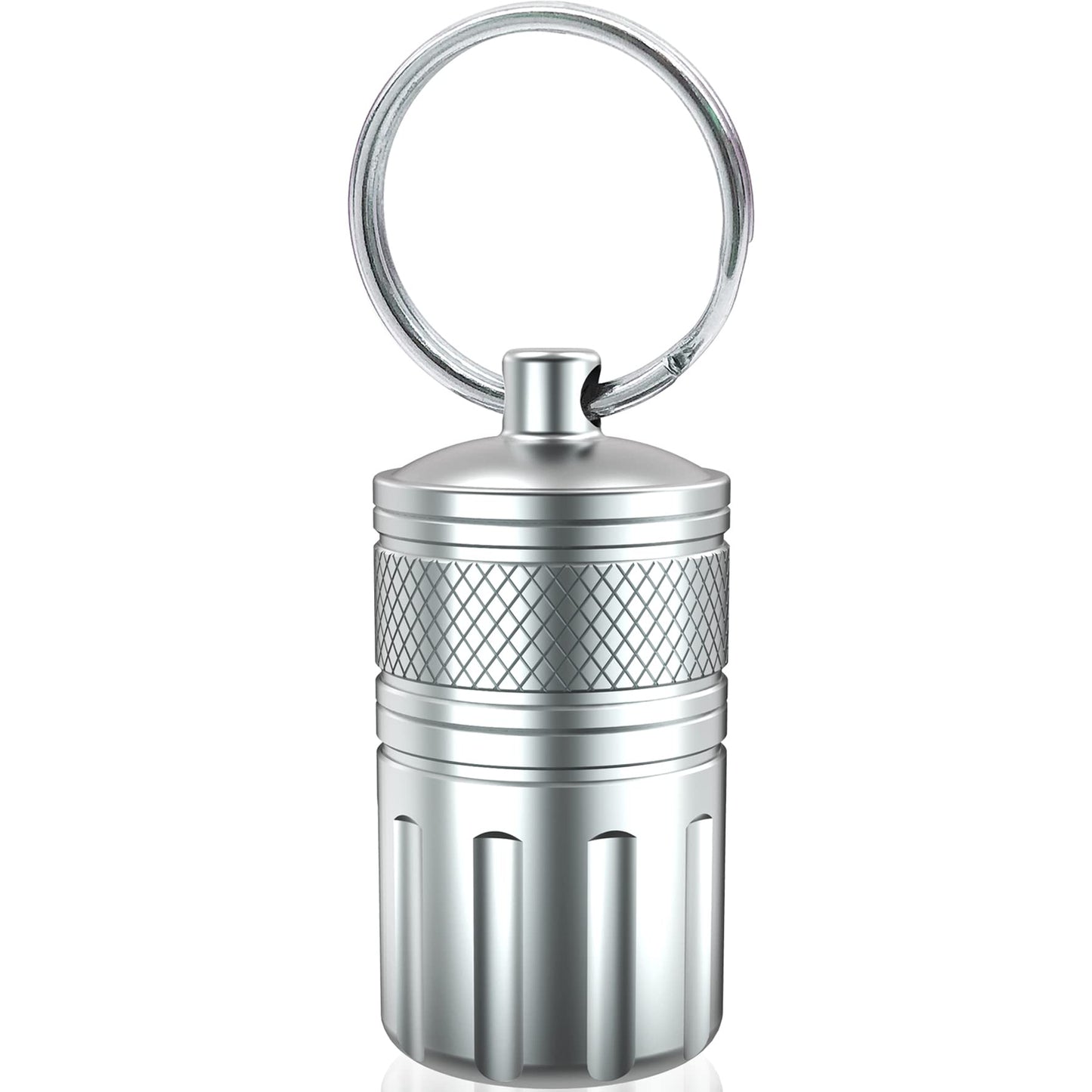 MEECN Pill Crusher & Cases, Medicine to Fine Powder, Stainless Steel Crushes Pills, Waterproof (Vitamin Crusher)