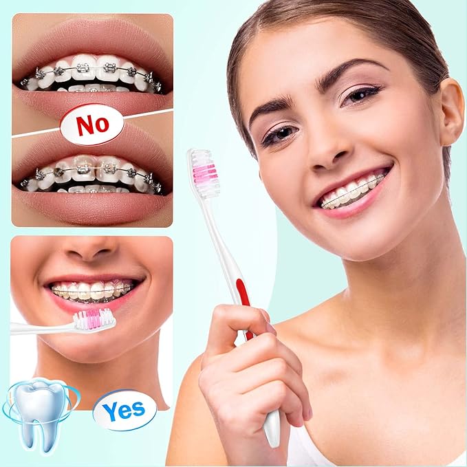 Chengu 150 Pack Individually Wrapped Bulk Toothbrush Disposable Travel Colorful Soft Bristle Ergonomics Handle Toothbrush for Travel, Hotel, Donation,Homeless