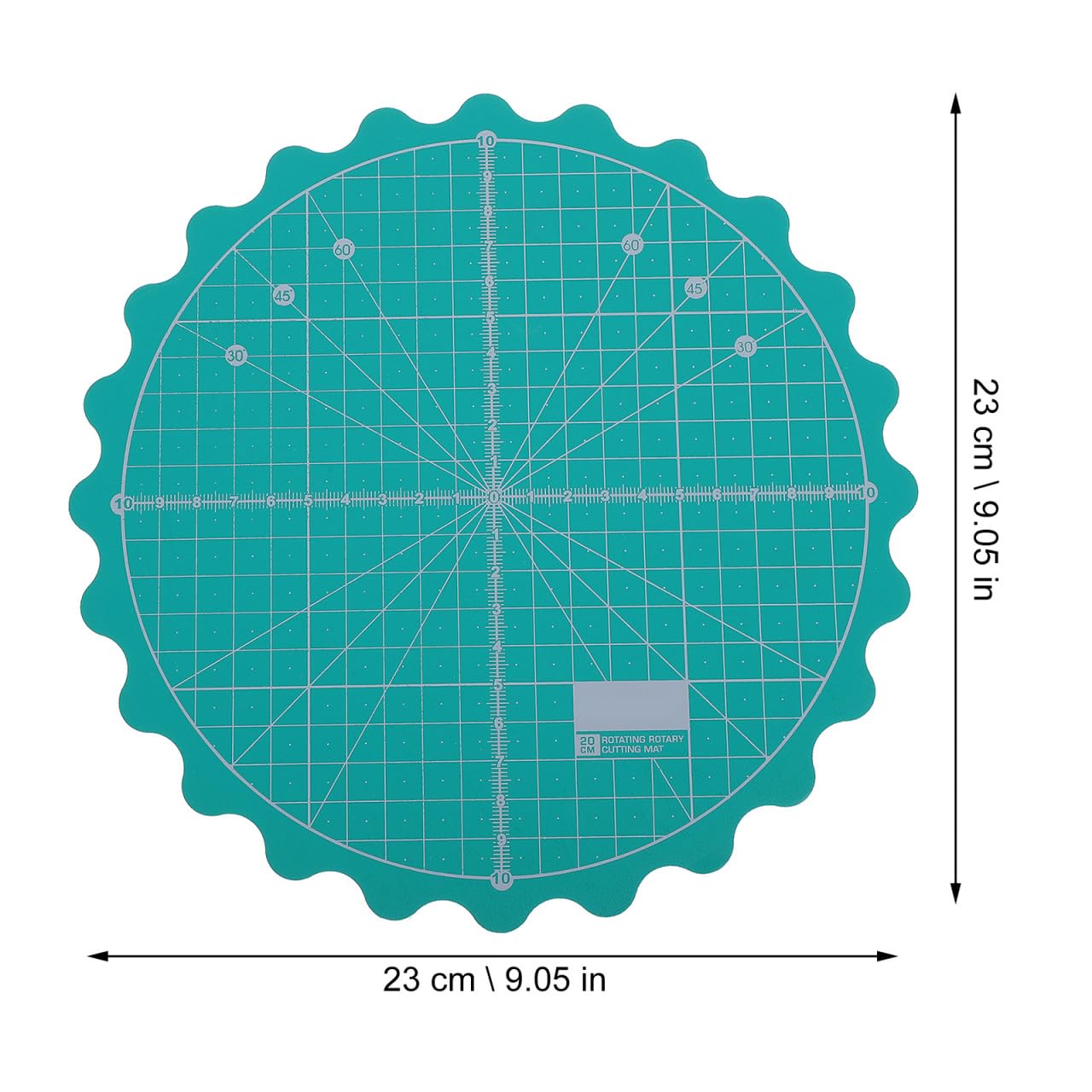 IMIKEYA Rotating Cutting Mat for Quilting - Self-Healing Rotary Mat Ideal for Sewing and Craft Projects Durable and Lightweight Design for DIY Lovers