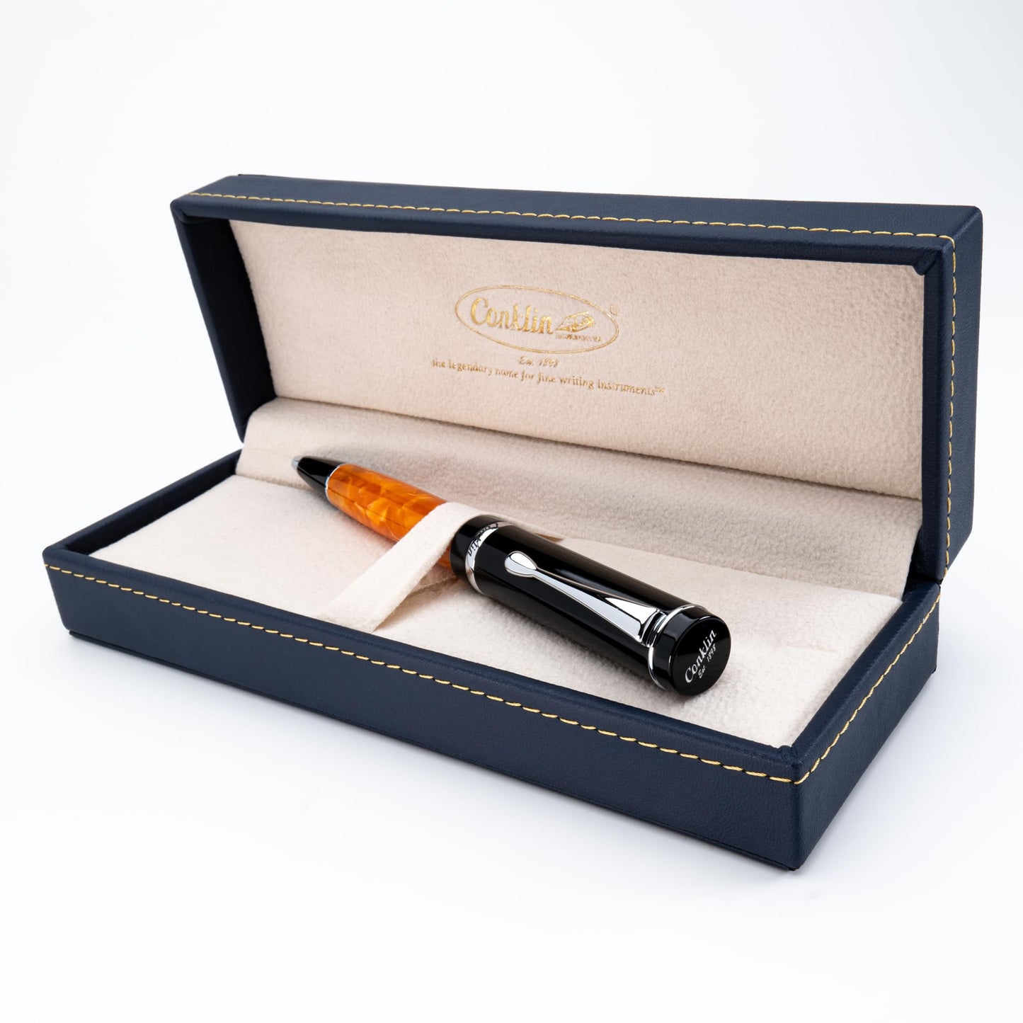 Conklin Duragraph Gel Pen Orange Nights | Luxury Gel Pen with Refillable Ink | Smooth Writing, Premium Quality, Elegant Design