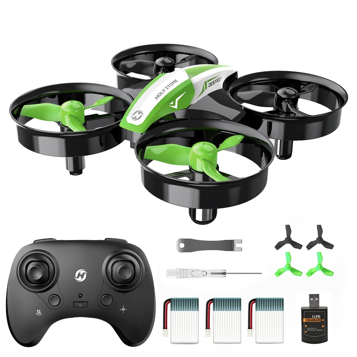 Holy Stone Mini Drone for Kids and Beginners, HS210 Green