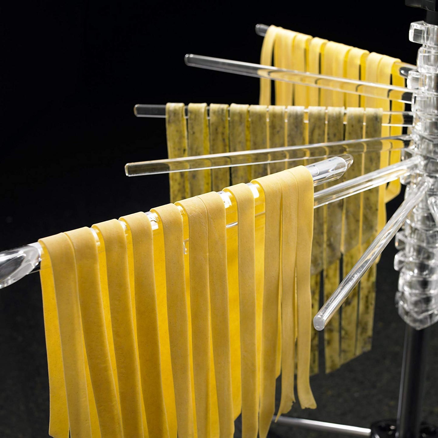 Hicook Pasta Drying Rack Collapsible Spaghetti Dryer Stand Noodles Drying Holder Hanging Rack Tall Spaghetti Noodle Dryer Stand Pasta-Tree