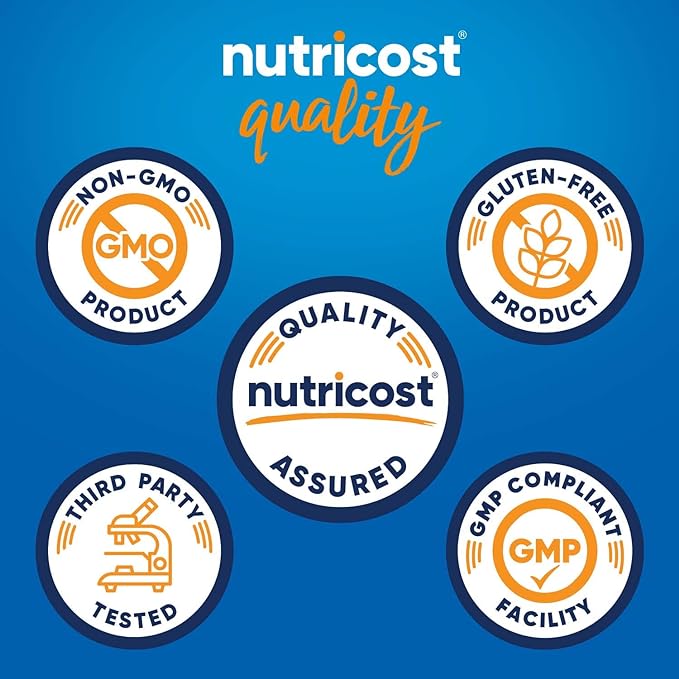 Nutricost Whey Protein Concentrate (Strawberry Milkshake) 5LBS - Gluten Free & GMO Free