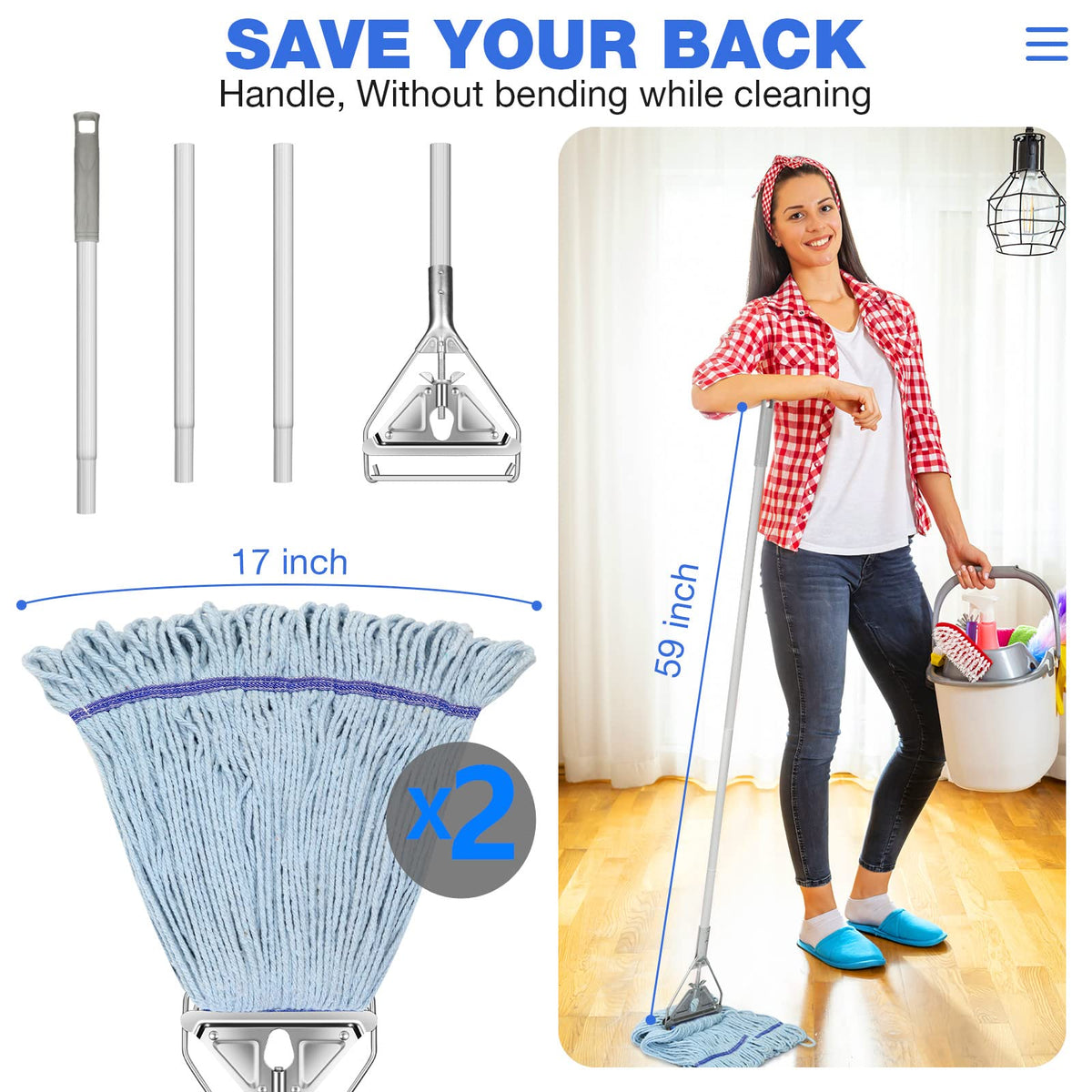 String Mop for Floor Cleaning
