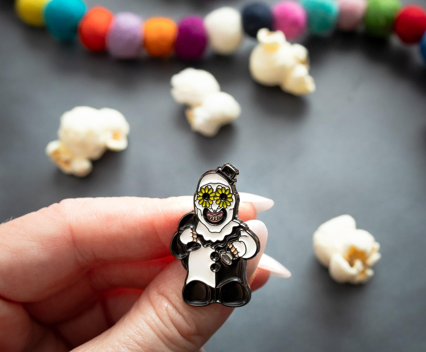 Terrifier 2 Art The Clown Enamel Pin | Badge Accessories For Lanyard, Backpack, Clothes