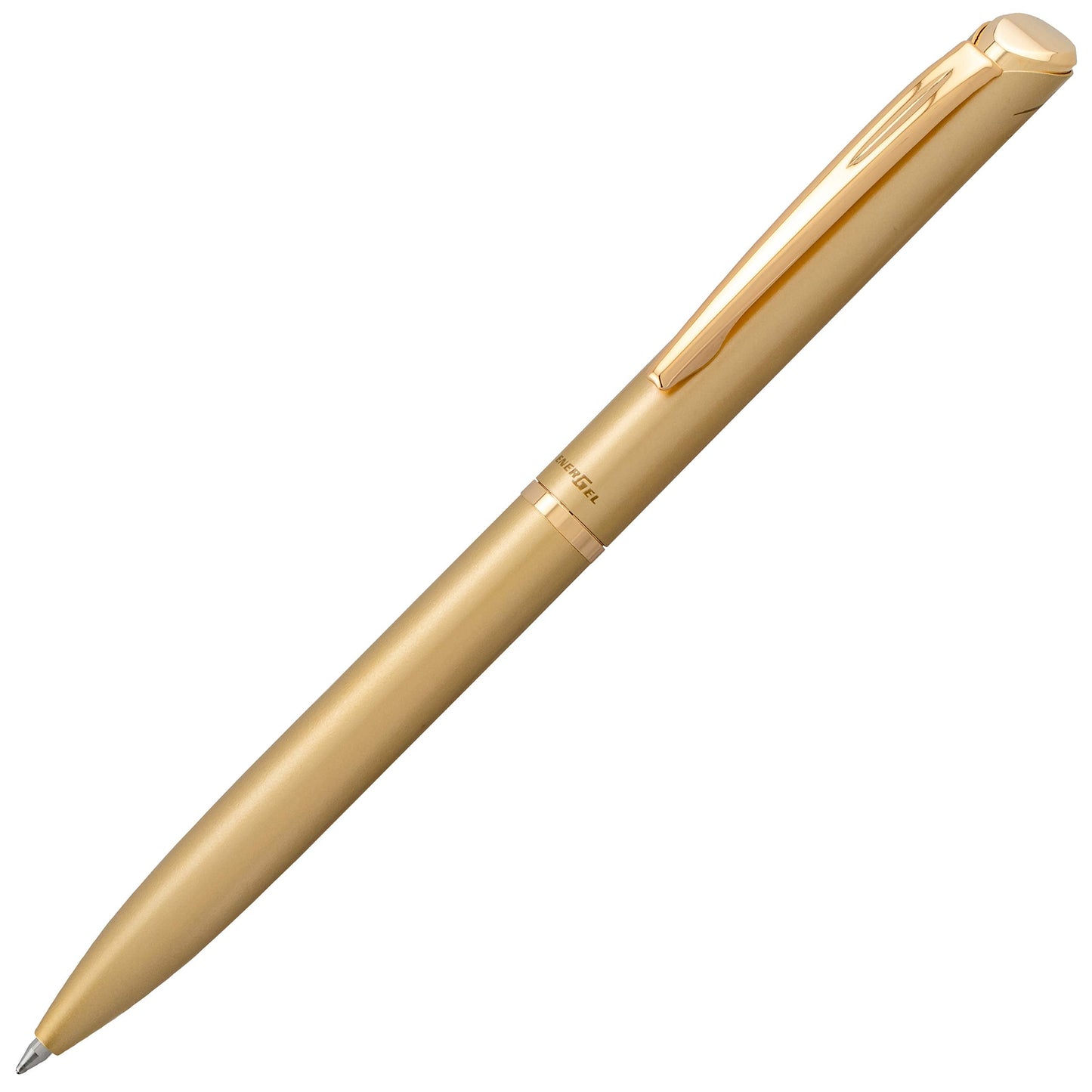 Pentel EnerGel Style Premium Liquid Gel Pen, (0.7mm), Medium line, Gold Barrel, Black Ink w/Gift Box (BL2007XABX)