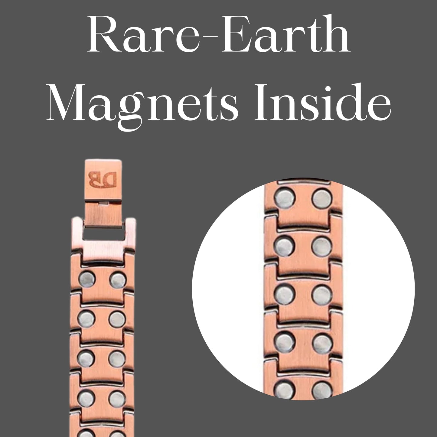 Shield Copper Bracelet – Adjustable Magnetic Bracelet for Men & Women, Pure Copper with 8 Powerful 3000 Gauss Magnets, Sleek Wellness Design for Comfort, Balance & Energy – 15MM