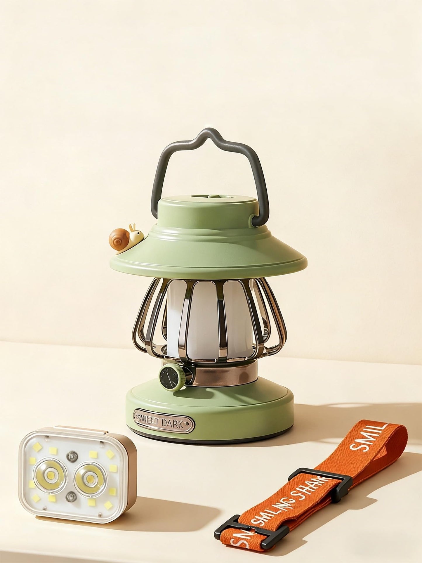 Kids Adventure Light Set: Kids Camping Lantern & Motion Sensor Headlamp, USB-C Rechargeable, Hands-Free Headlight for Hiking, Sleepovers & Outdoor Explorations – Perfect Gift for Young Explorers